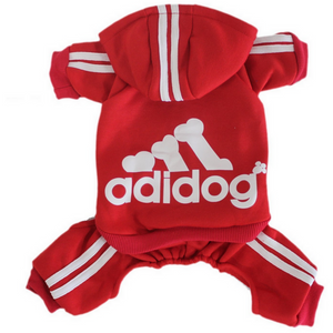 MCHPI Store Adidog Logo Jumpsuit | Dog Clothing