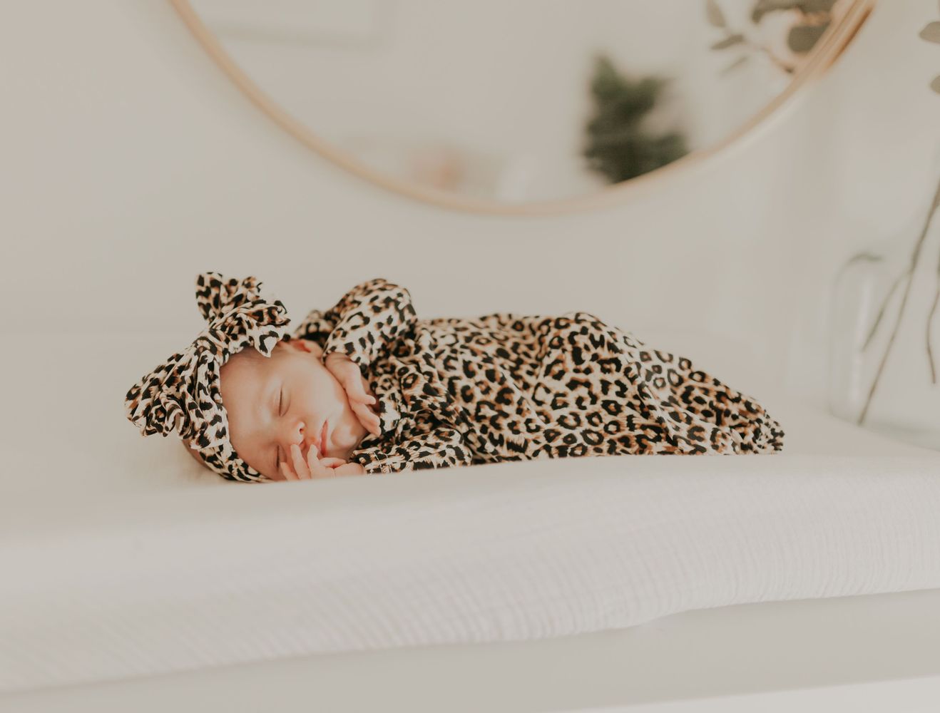 MCHPI Store Leopard Baby Gown