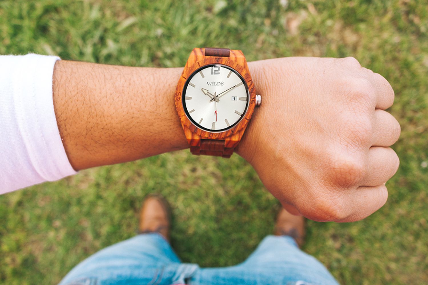 MCHPI Store Men's Personalized Engrave Rosewood Watches - Custom Engraving