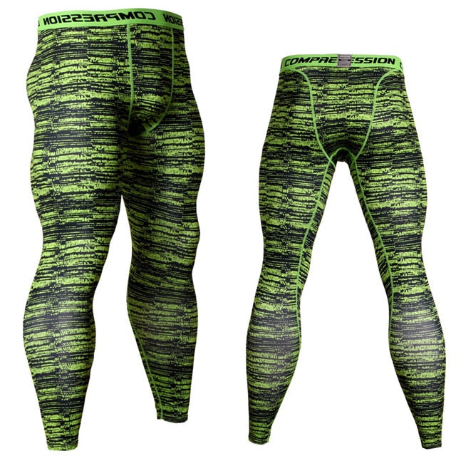 MCHPI Store Compression Pants Running Pants Men Training Fitness Sports Leggings Gym Jogging Pants Male Sportswear  Yoga Bottoms