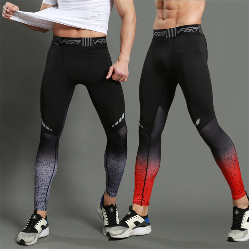 MCHPI Store Running Compression Pants Tights Men Sports Leggings Fitness Sportswear Long Trousers Gym Training Pants Skinny Leggins Hombre