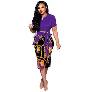 MCHPI Store  Ladies Bodycon Print Dresses